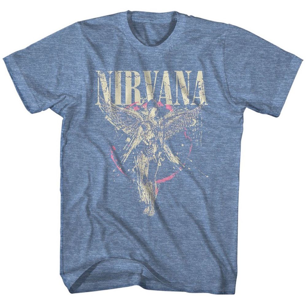 Nirvana - In Utero Mens Tshirt - Blue